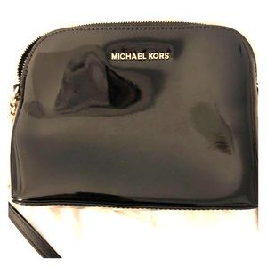 Michael Kors Black Patent Leather Crossbody